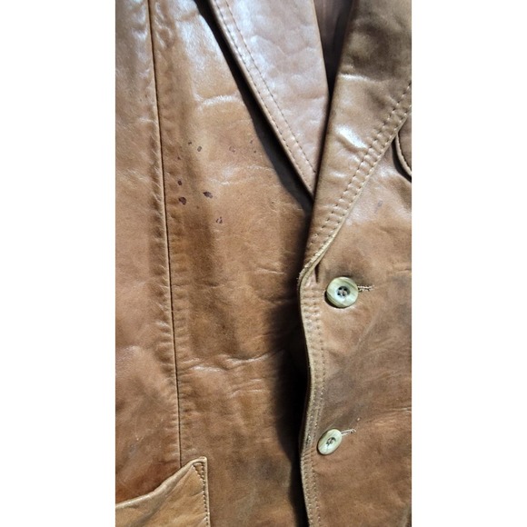 Vtg 1970s Remy Leather Fashions Jacket - Picture 9 of 11